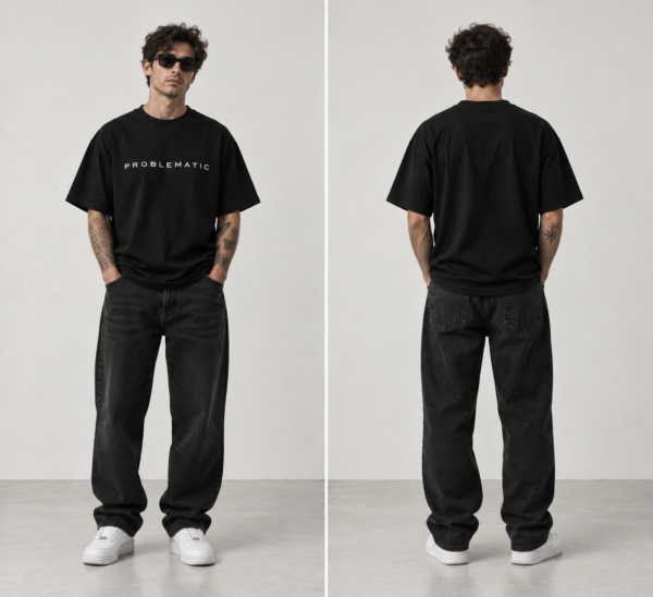Black Oversized Tee, Problematic
