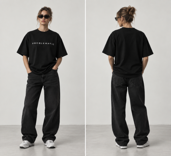 Black Oversized Tee, Problematic